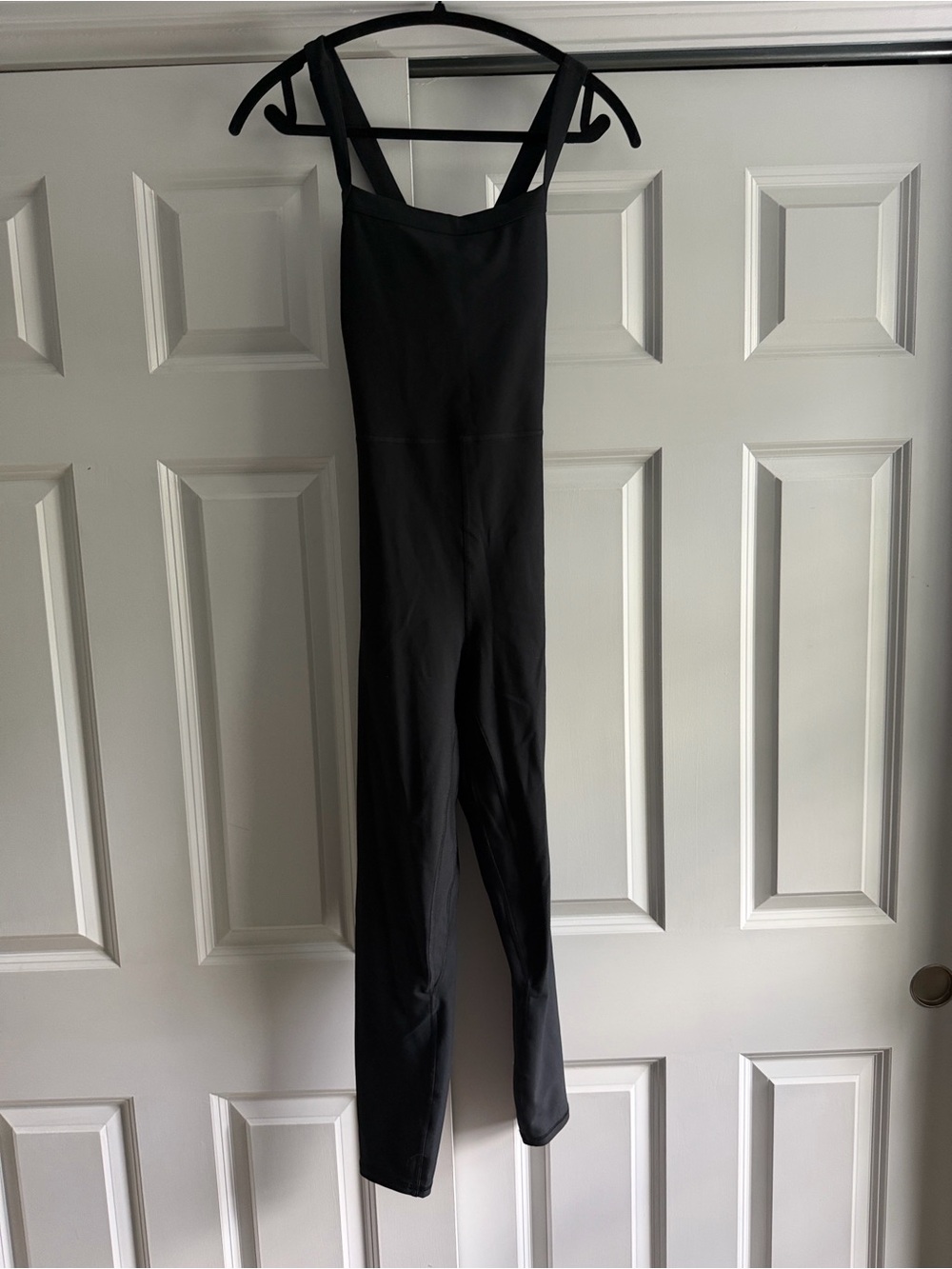 Abercrombie & Fitch Black Slim-Strap athletic Jumpsuit